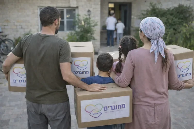 משפחה ישראלית סביב שולחן האוכל