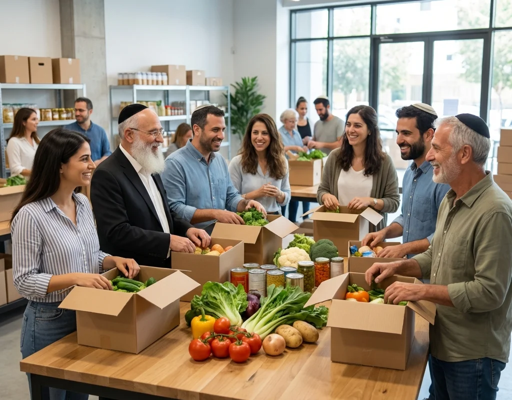 מתנדבים של מחוברים לעם