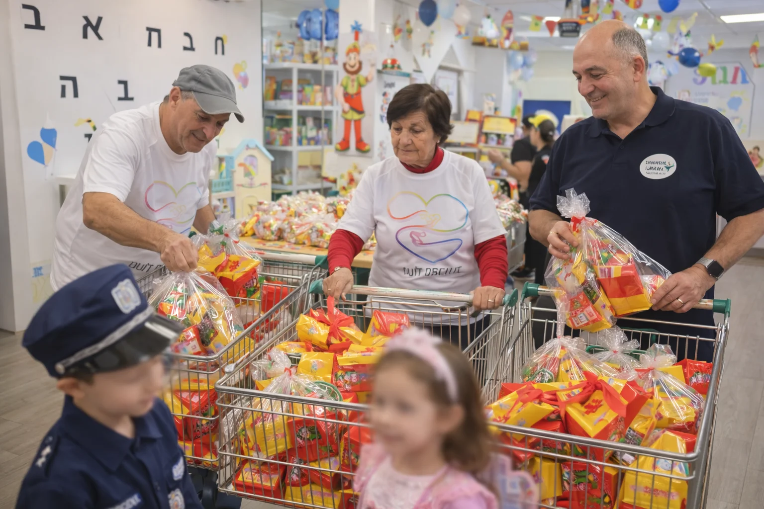 חלוקת משלוחי מנות בפורים
