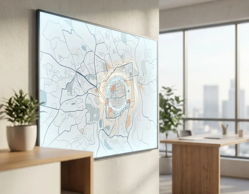 מפת הגעה למשרדי העמותה בירושלים