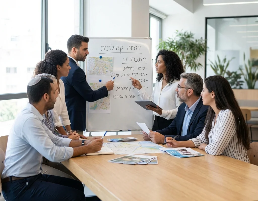 מתנדבים מתכננים פעילות