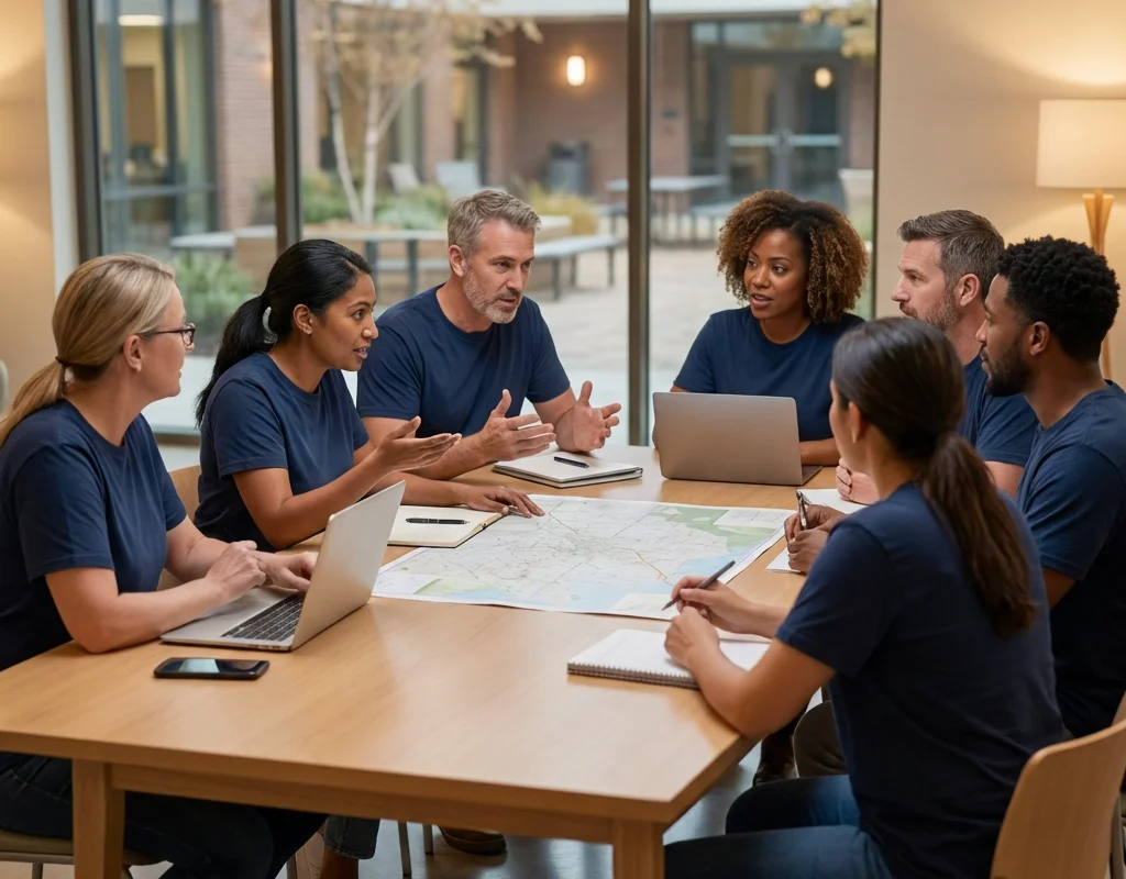 מתנדבים מתכננים פעילות