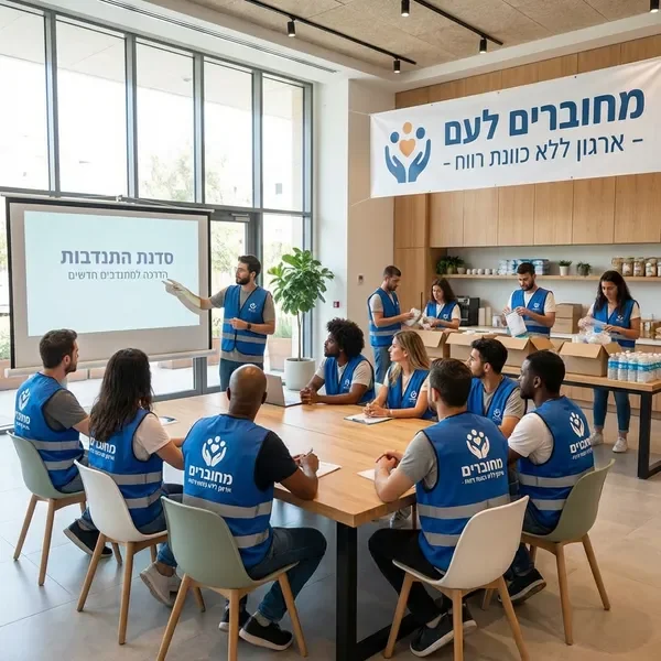 גיוס והכשרת מתנדבים - תוכנית מקיפה למתנדבים